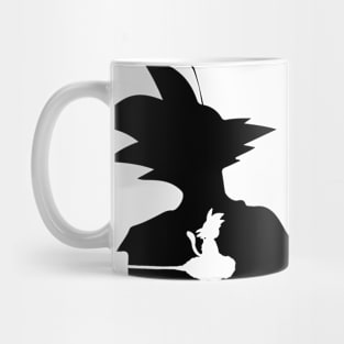 Goku Silhouette with Kid Goku Mug